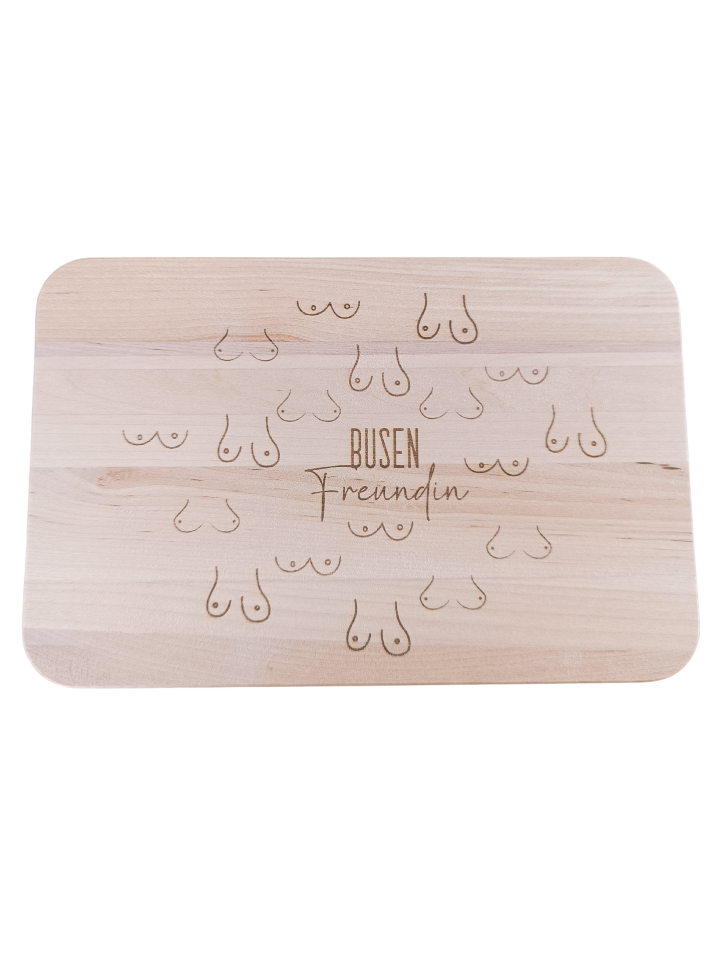 Holzbrettchen Busenfreundin