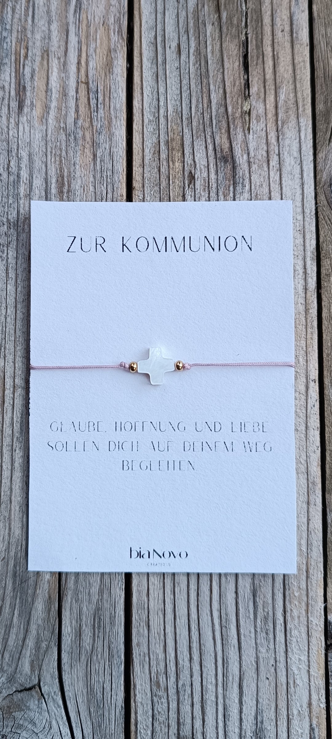 Armband Muschel-Kreuz